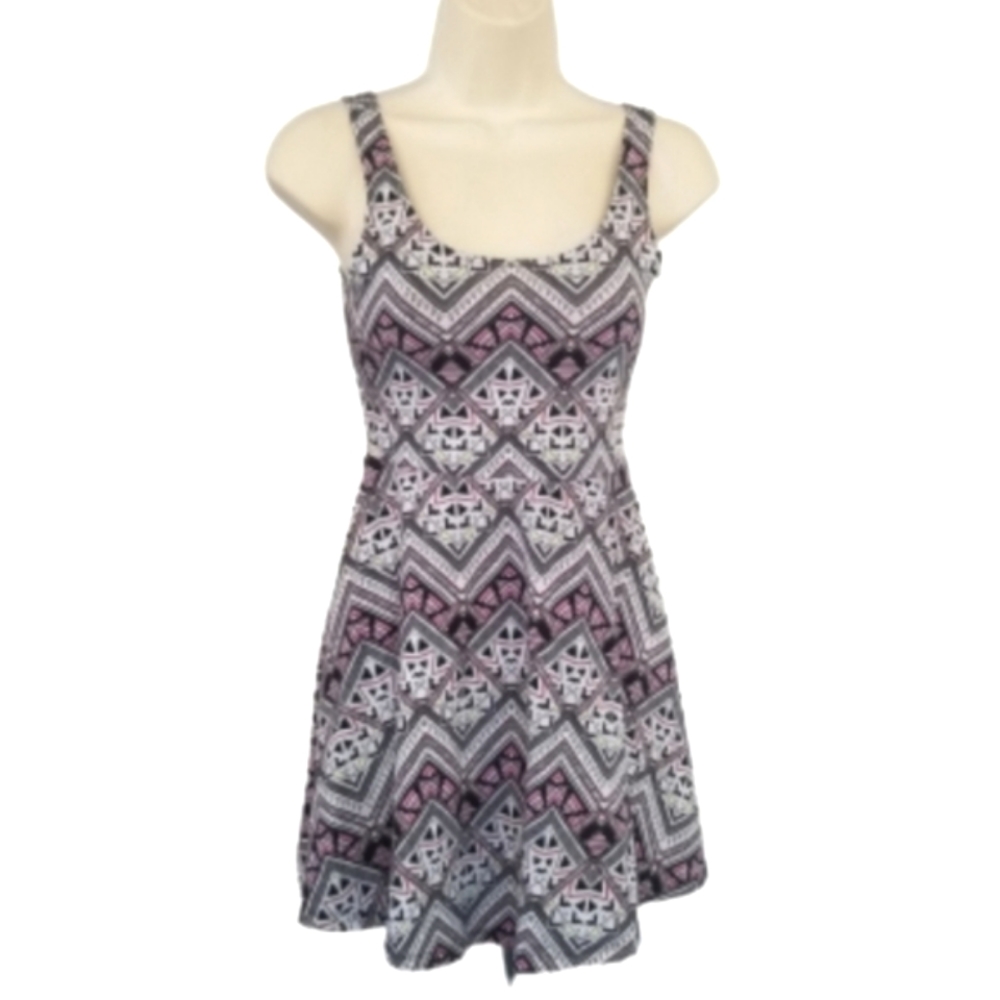 VS PINK Dress Print Summer White Size XS